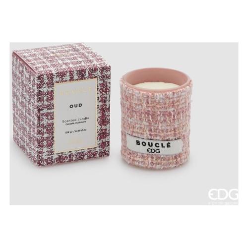 Edg Candela profumata Oud (9,5cm) Chic BOUCLE Rosa 6100255AOUD
