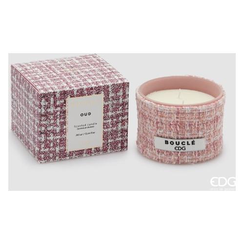 Edg Candela profumata Oud (8,5cm) Chic BOUCLE Rosa 6100256AOUD
