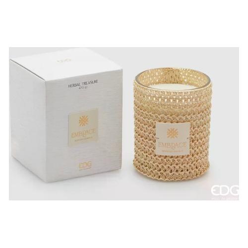 Edg Candela profumata Herbal Treasure (13cm) Boheme EMBRACE Beige 6100257AHET