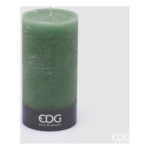 Edg Candela cilindro (10x20cm) RUSTICA Salvia 6100118 A788