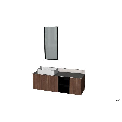 Living Design B GO Bagno Hazelnut (155cm)