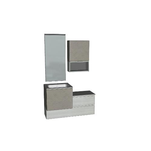 Compab B GO Bagno Storm ghadira (120cm)