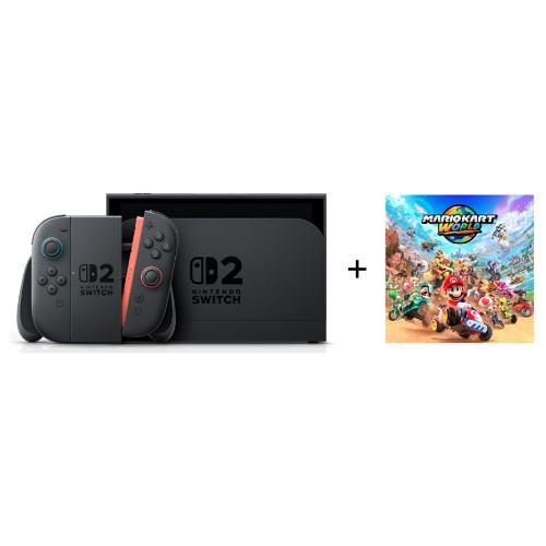 Nintendo Console videogioco SWITCH 2 Bundle Mario Kart World Black 10015920