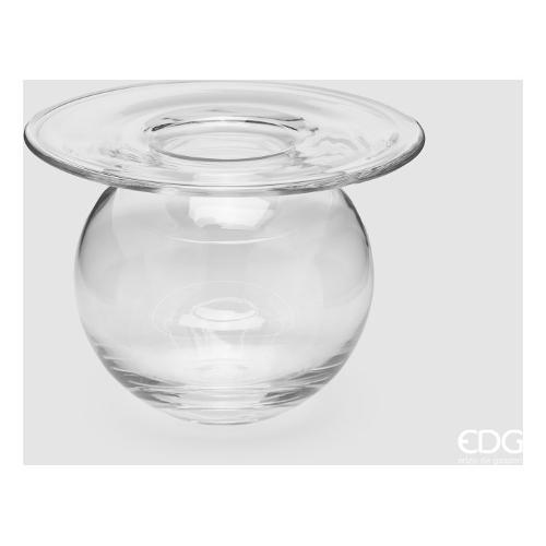 Edg Vaso Vetro (16x21cm) Sfera con bordo NIDA Trasparente 1100866A000