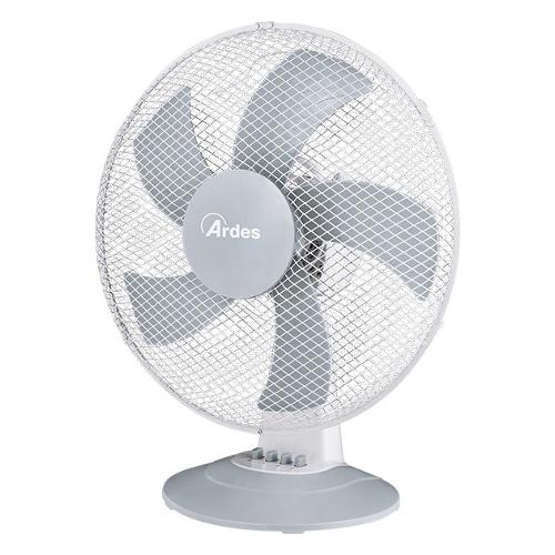 Ardes Ventilatore Tavolo STEELO Tavolo White e Grey AR5ST40W 40W 40cm 5 Pale