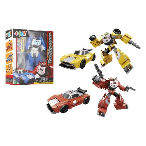 Globo Robot/auto sportiva Traxfigure W’TOY Assortito 42579