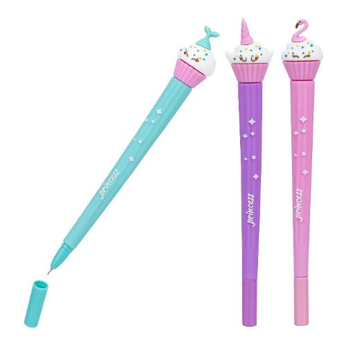 Globo Penna sfera cappuccio Cupcake PIN UP tratto Fine assortito 42828