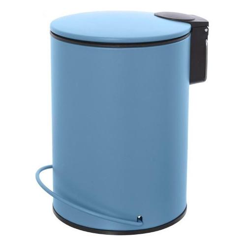 Feridras Pattumiera bagno (3Lt) con pedale a chiusura rallentata COLOR Blu pastello 107053