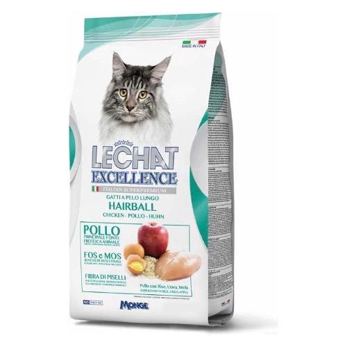 Monge Crocchette gatti adulti Hairball gusto pollo ( Sacchetto 400 gr ) LECHAT EXCELLENCE 6012