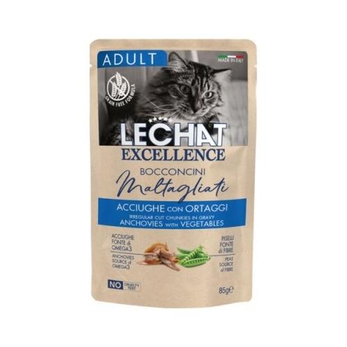 Monge Alimento Maltagliati LECHAT EXCELLENCE acciughe e ortaggi Busta 85 gr 6189
