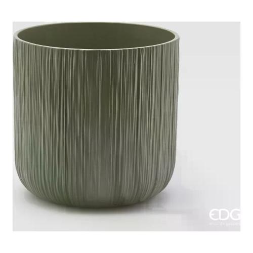 Edg Vaso piante tondo GEN verde salvia (20,5x20,5 cm) 020668 880