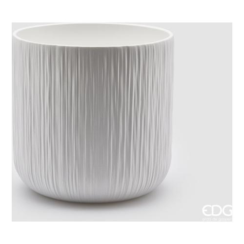 Edg Vaso piante tondo GEN bianco (20,5x20,5 cm) 020668 100