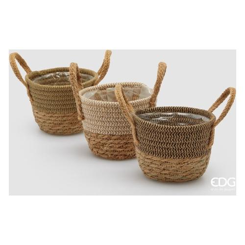 Edg Porta vaso Joyful Natural assortito (15,5x12 cm) 2900115A000