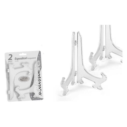 Gicos Porta piatto Set 2 pz 22,5 cm UTILISSIMI Trasparente 361562