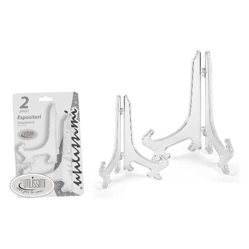 Gicos Porta piatto Set 2 pz 18 e 13 cm UTILISSIMI Trasparente 361548