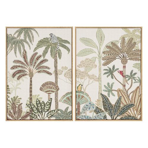 Amicasa Jardim tropical Set dipinti (50x70cm) Art 7