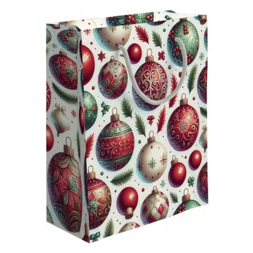 Marpimar Shopper natalizio (26x12x32 cm) CHRISTMAS BALL Multicolore BNSE44