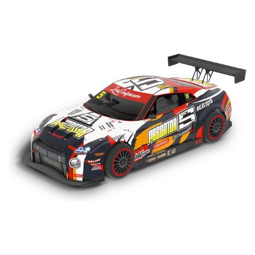 Re. El Toys Radiocomando Auto sportiva Predator 2,4 GHz scala 1:10 (44cm) Nero e Rosso 2459