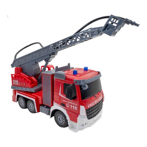 Re. El Toys Radiocomando Camion spara acqua 2,4 GHz (35cm) VIGILI DEL FUOCO 2447
