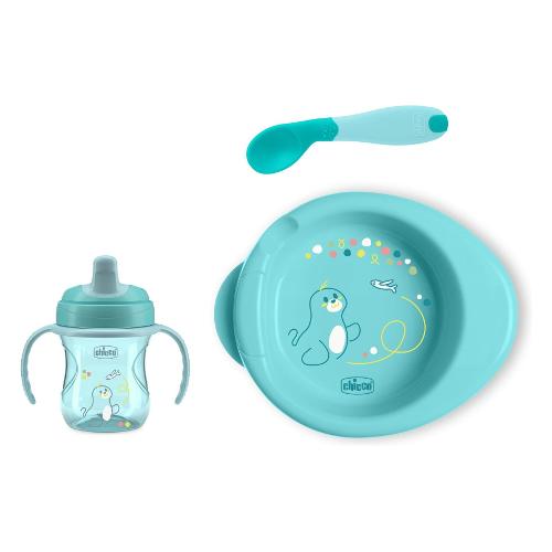 Chicco Set pappa Azzurro 00016200250000