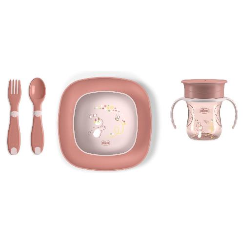 Chicco Set pappa Rosa 00016200150000
