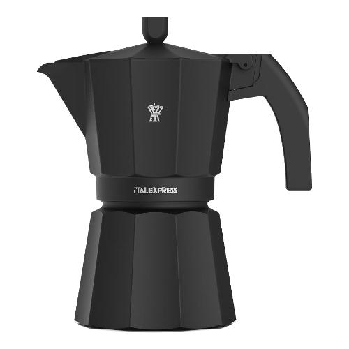 Pezzetti Caffettiera Alluminio 3 Tazze ITALEXPRESS Nero carbone 1361V