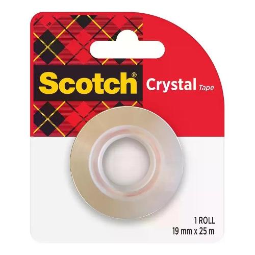 Scotch Nastro adesivo Crystal 1,9cm x 25m 3M Trasparente 7100127554