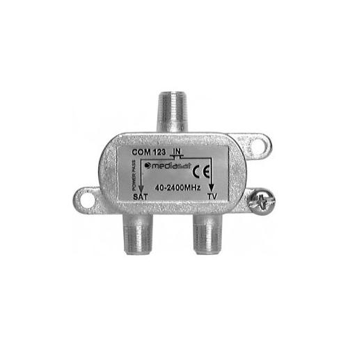 Mediasat Splitter antenna Mix DEmix Silver COM 123 B