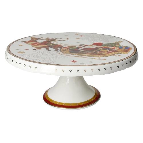 Brandani Alzata (20,5x9cm) CHRISTMAS Bianco multicolore 89921