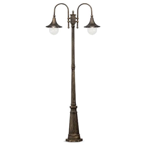 Ideal Lux Palo luce CIMA Nero 024097 (83x25x216cm) 2 luci - E27 - Max 104W