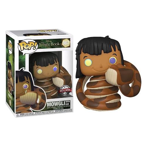 Funko POP DISNEY The Jungle Book Mowgli With Kaa Special Edition 987 51414