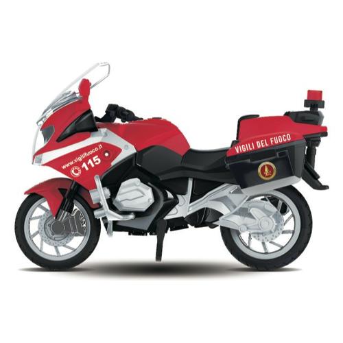 Re. El Toys Moto con luci e suoni scala 1:20 (18,5cm) VIGILI DEL FUOCO 0349