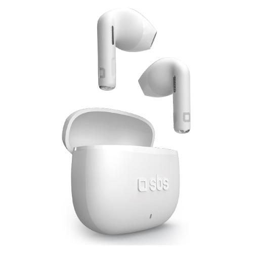 Sbs Auricolari microfono bluetooth GO PODS Tws White TEEARTWSGOPODSW