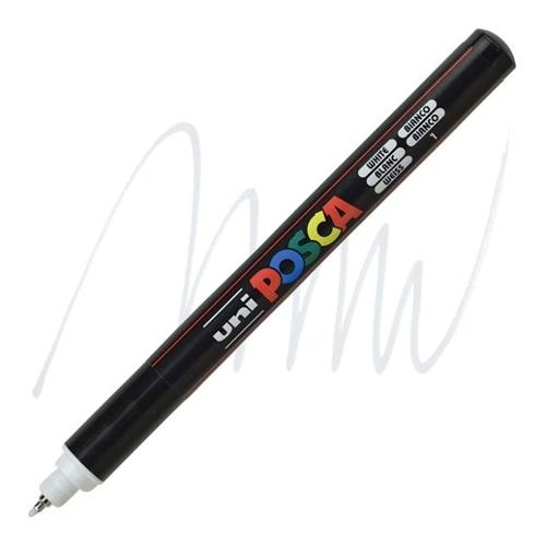 Uniposca Pennarello marcatore tratto Extra fine Pc 1MR Bianco 089781