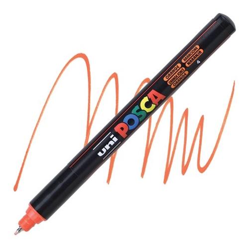 Uniposca Pennarello marcatore tratto Extra fine Pc 1MR Arancio 089804