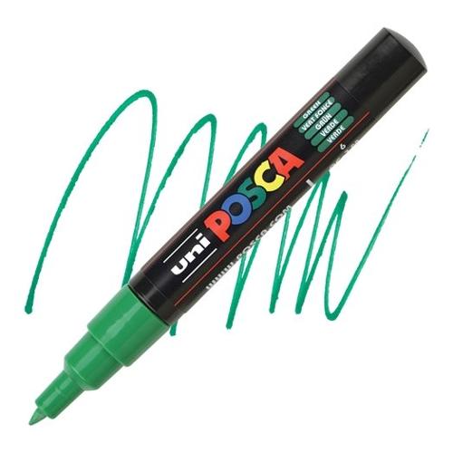 Uniposca Pennarello marcatore tratto Extra fine Pc 1MC Verde 653999