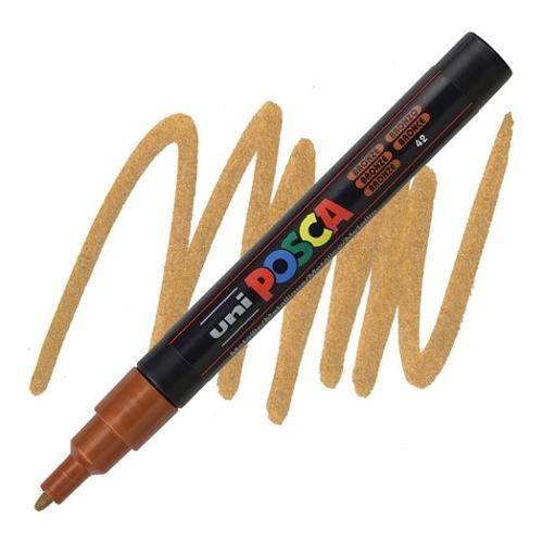 Uniposca Pennarello marcatore tratto Fine Pc 3M Bronzo 123713