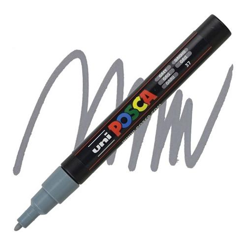 Uniposca Pennarello marcatore tratto Fine Pc 3M Grigio 915905