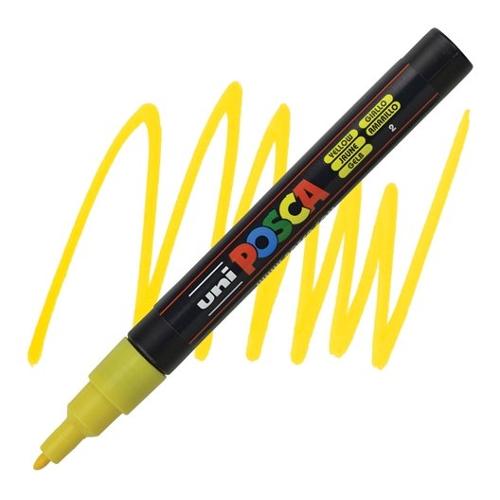 Uniposca Pennarello marcatore tratto Fine Pc 3M Giallo 915820