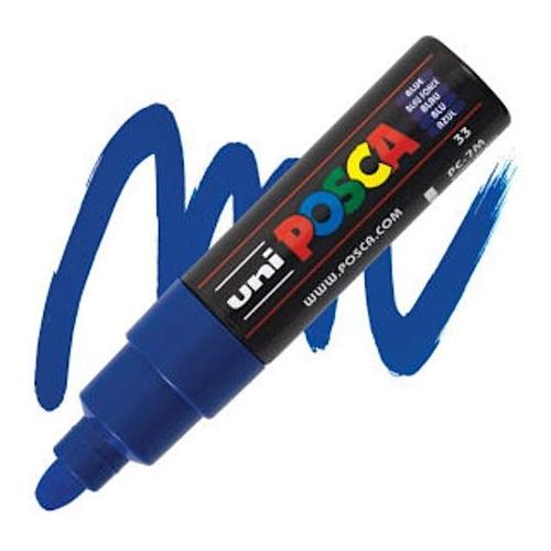 Uniposca Pennarello marcatore tratto Grande Pc 7M Blu 228326