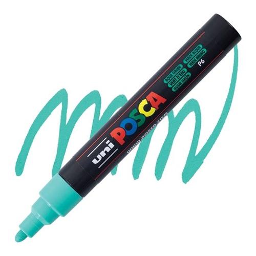 Uniposca Pennarello marcatore tratto Medio Pc 5M Verde acqua 198032