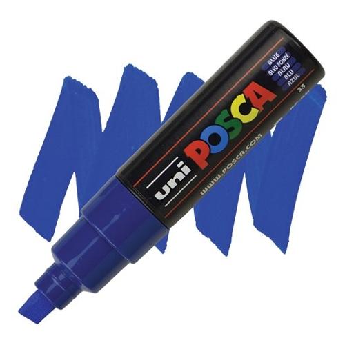 Uniposca Pennarello marcatore tratto Extra Largo Pc 8K Blu 916469