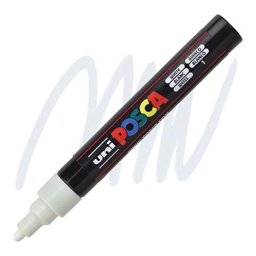 Uniposca Pennarello marcatore tratto Medio Pc 5M Bianco 916254