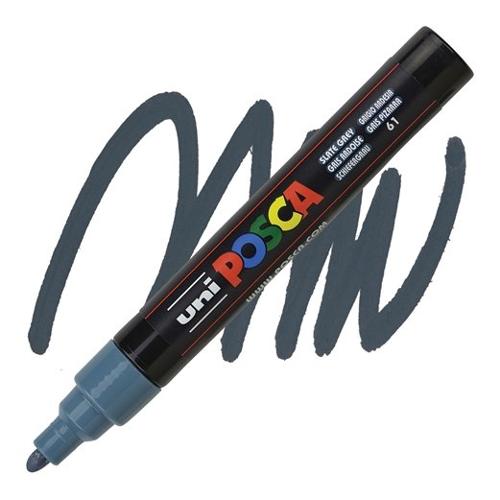 Uniposca Pennarello marcatore tratto Medio Pc 5M Grigio ardesia 107492