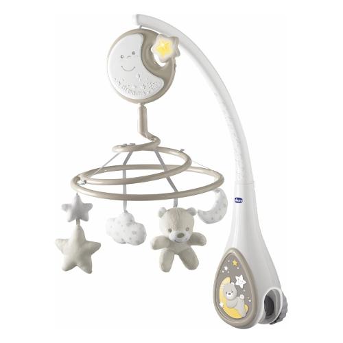 Chicco Giostrina Next2Dreams FIRST DREAMS Bianco e Tortora 76270