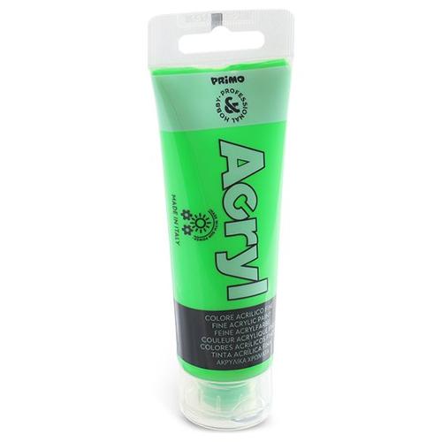 Primo Tempera ACRYL FLUO Verde 610 Tubetto 75 ml 420TAF75610