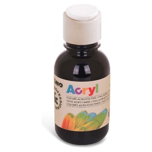 Primo Tempera ACRYL Nero 800 Flacone 125 ml 402TA125800