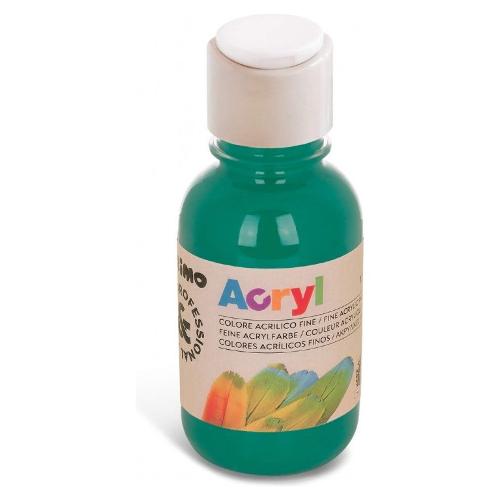 Primo Tempera ACRYL Verde smeraldo 641 Flacone 125 ml 402TA125641