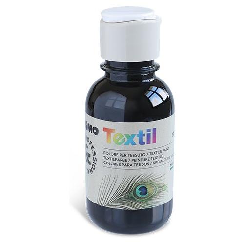 Primo Tempera TEXTIL Nero 800 Flacone 125 ml 410TX125800