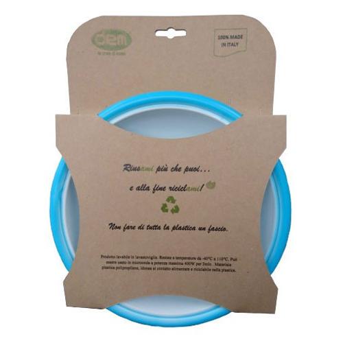 Dem Set piatti fondi Plastica (22x3cm) ECO Colori assortiti 98210